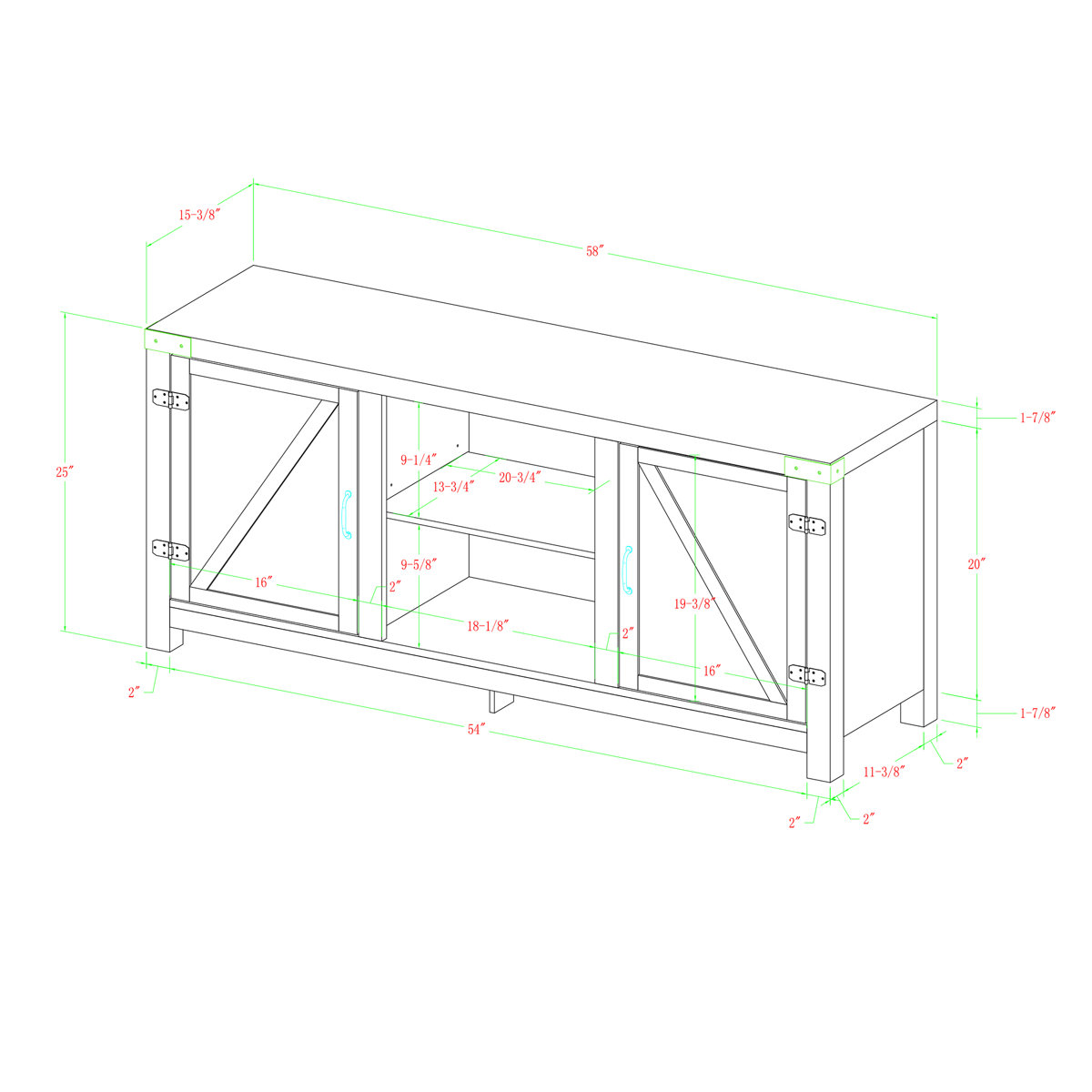 Three Posts Benedict TV Stand for TVs up to 65" & Reviews Wayfair.co.uk
